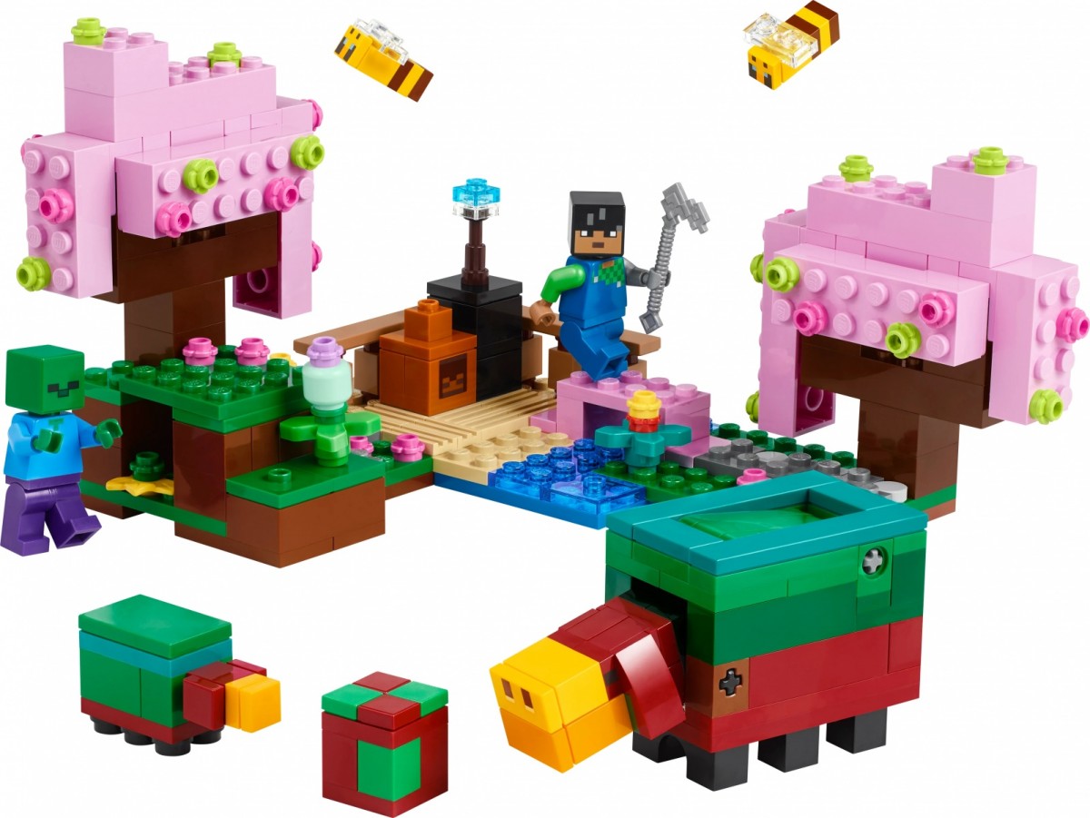 Konstruktorius vyšnių sodas lego minecraft