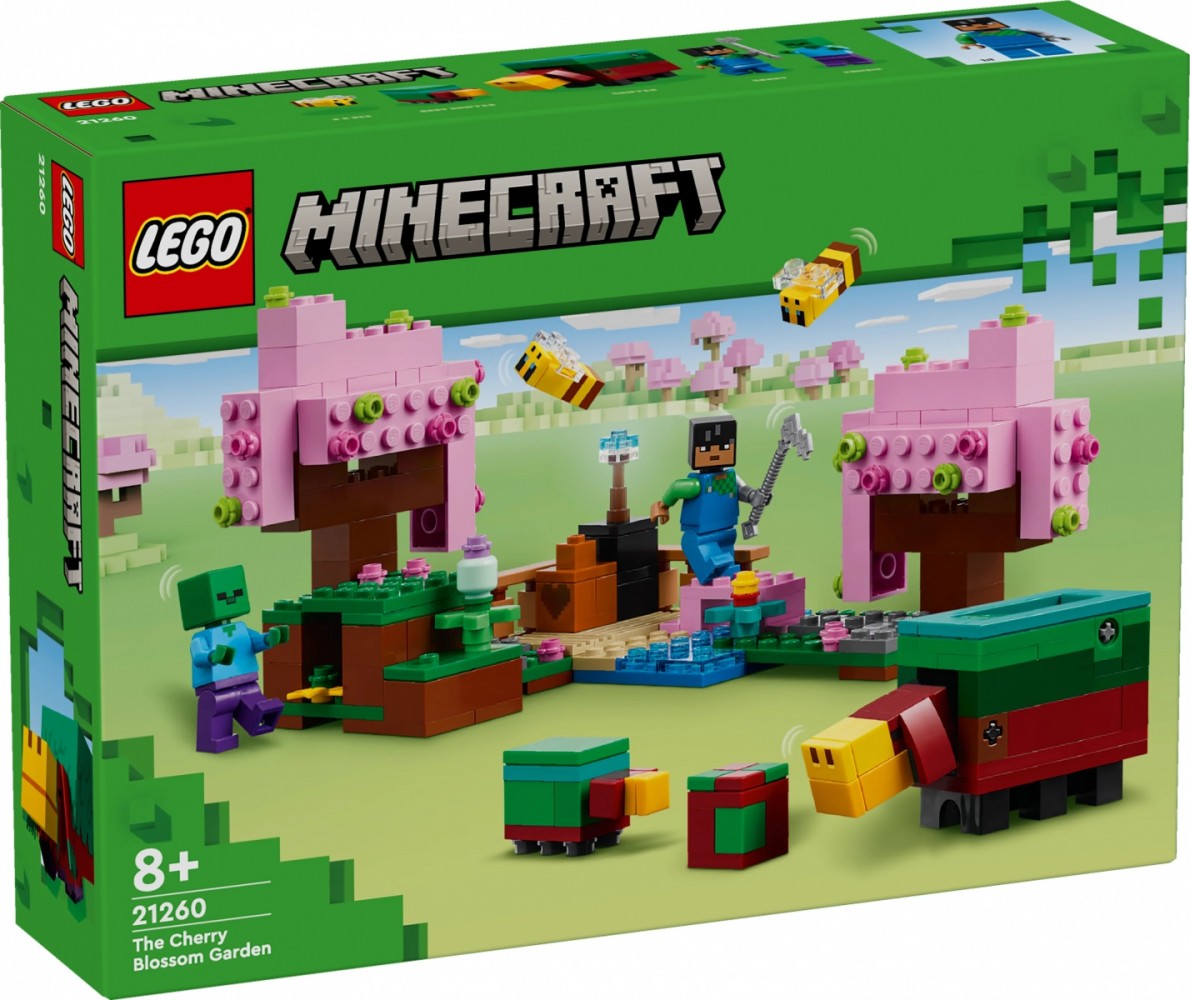 Konstruktorius vyšnių sodas lego minecraft