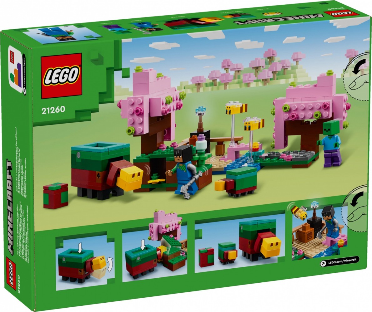 Konstruktorius vyšnių sodas lego minecraft