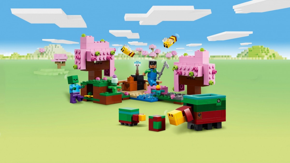 Konstruktorius vyšnių sodas lego minecraft
