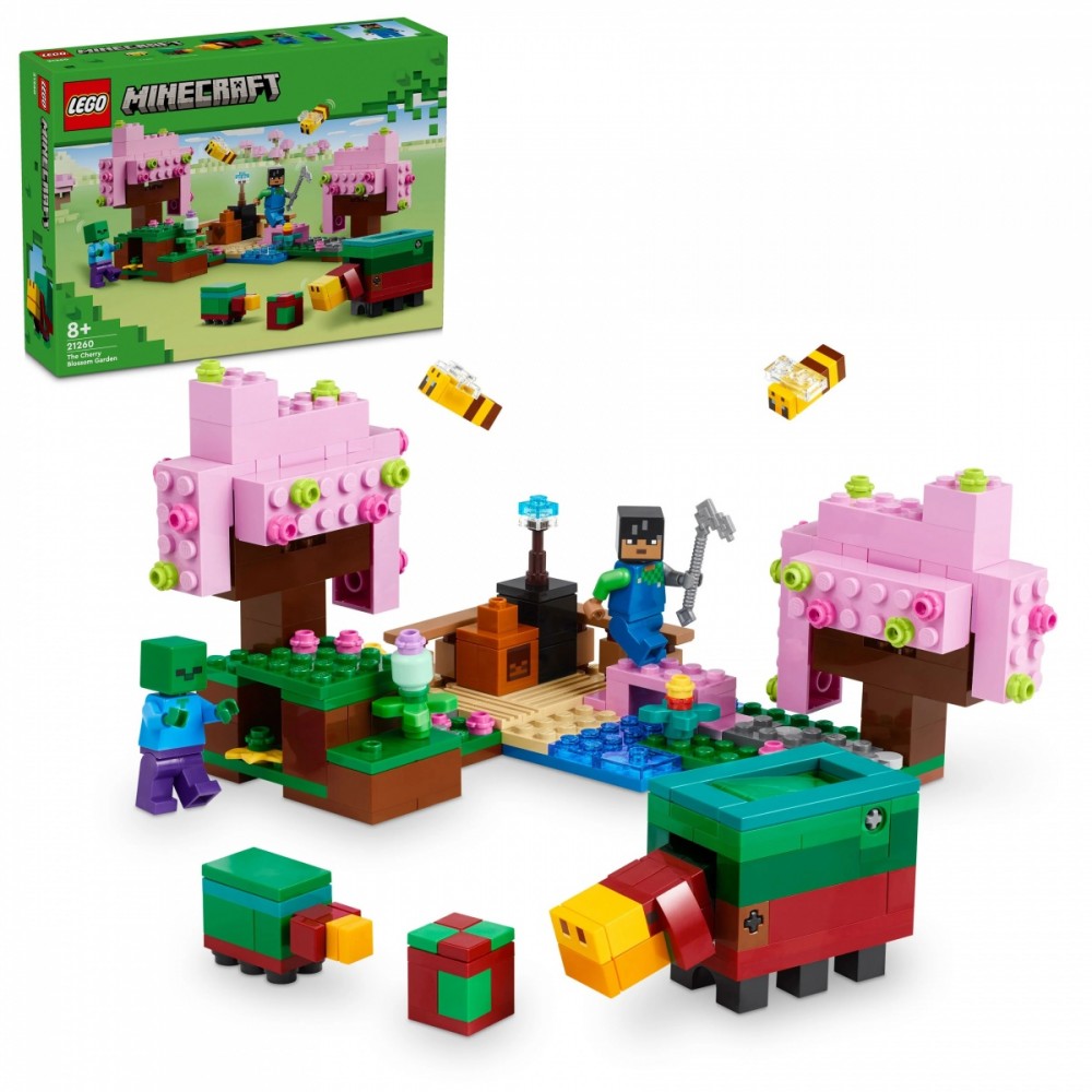 Konstruktorius vyšnių sodas lego minecraft