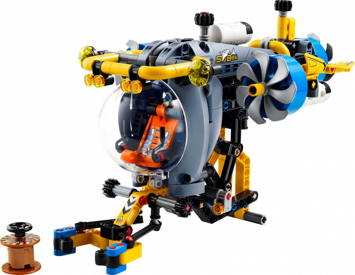 Lego® technic povandeninis tyrimų laivas