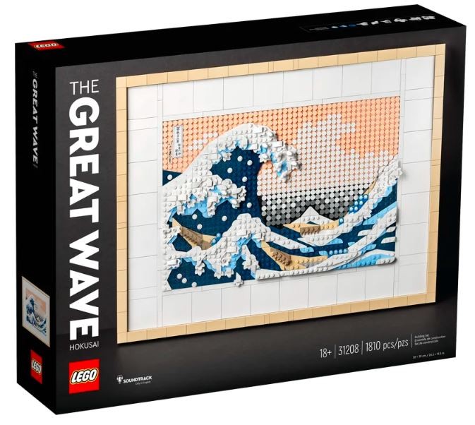 31208 lego® art hokusajis – „didžioji banga“