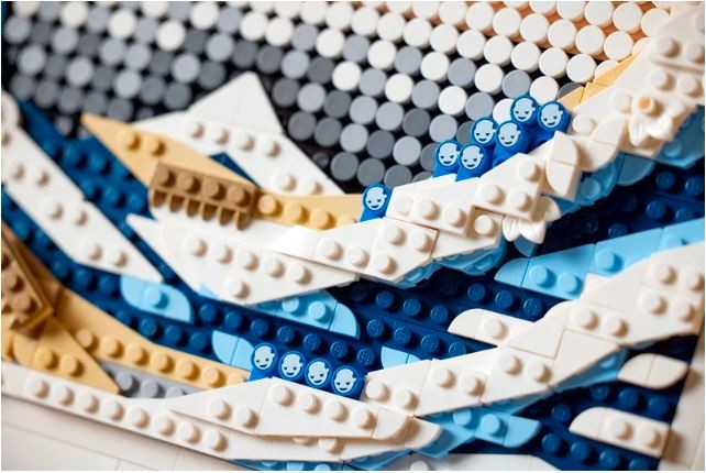 31208 lego® art hokusajis – „didžioji banga“