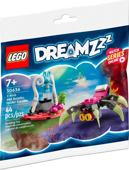 30636 lego dreamzzz z-blob ir bunchu pabėgimas nuo voro, 44 d.