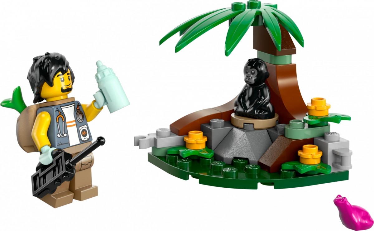 30665 lego® city susitikimas su gorilos mažyliu