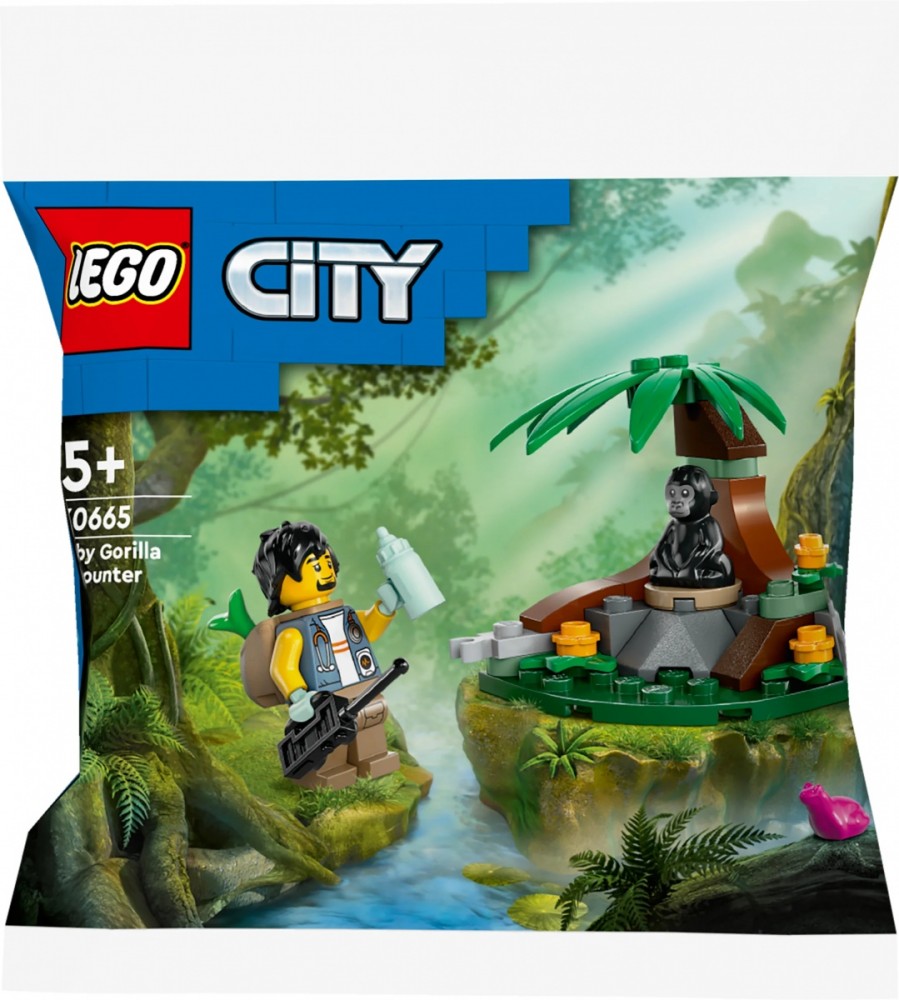 30665 lego® city susitikimas su gorilos mažyliu