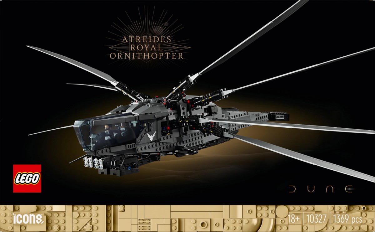 10327 lego® icons kopa – atreides royal ornithopter