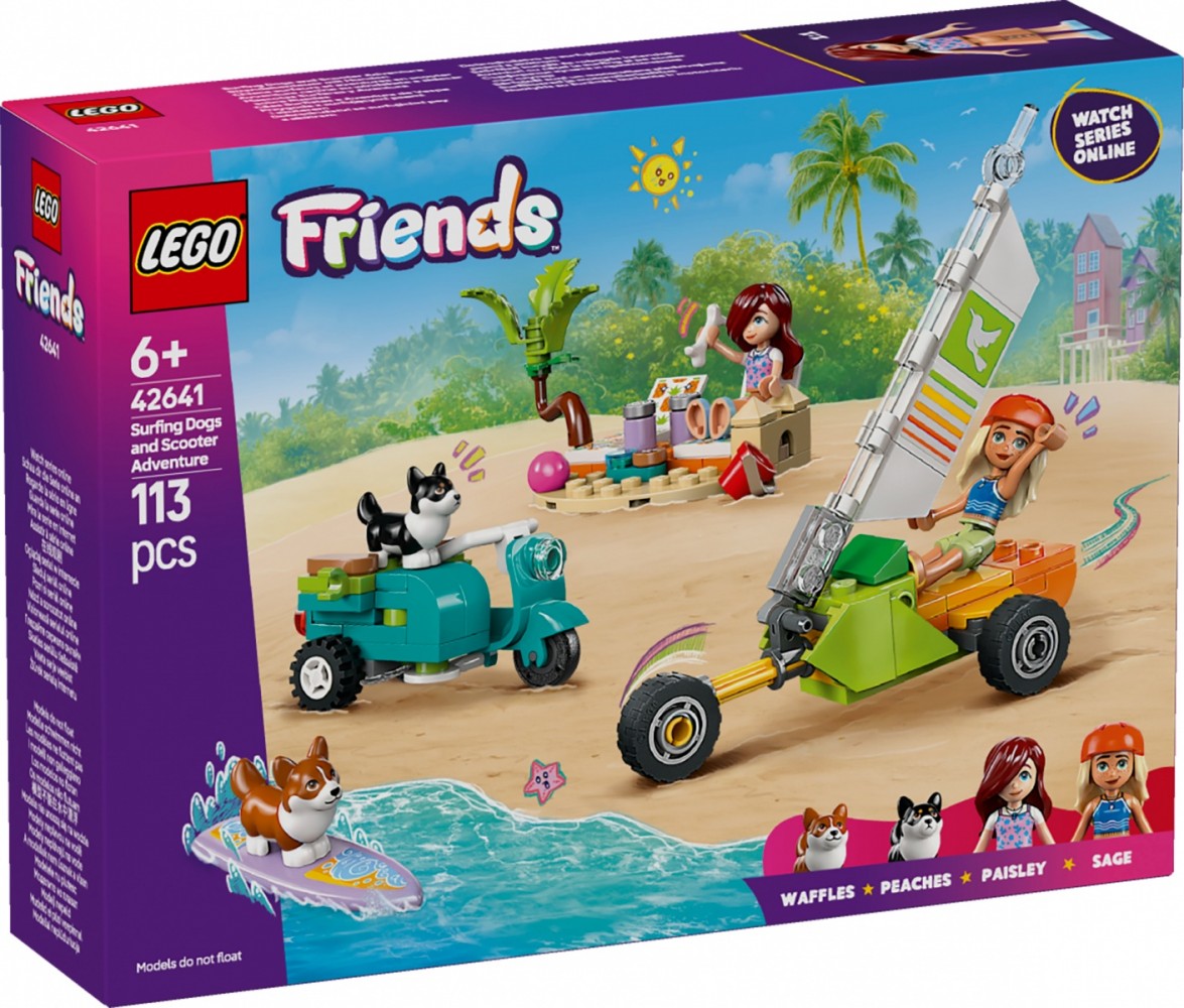 Šunų ir motorolerio nuotykių rinkinys lego® friends