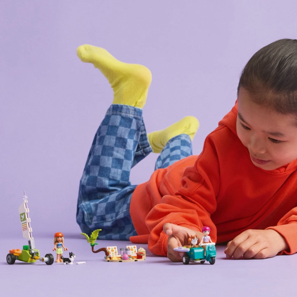 Šunų ir motorolerio nuotykių rinkinys lego® friends