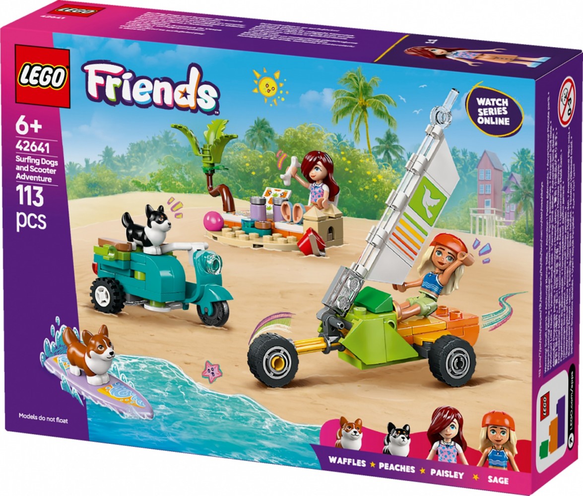 Šunų ir motorolerio nuotykių rinkinys lego® friends