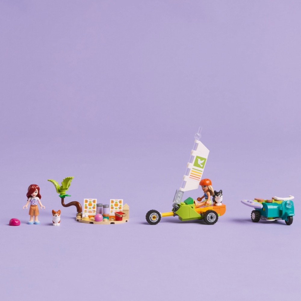 Šunų ir motorolerio nuotykių rinkinys lego® friends