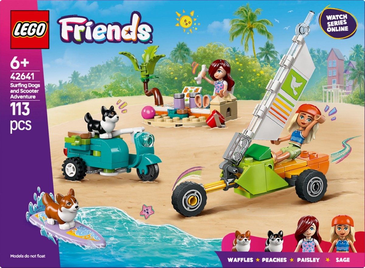 Šunų ir motorolerio nuotykių rinkinys lego® friends
