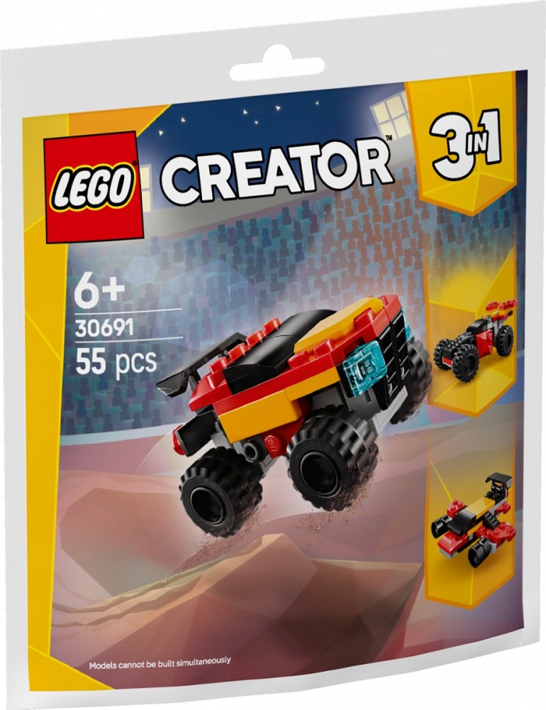 Konstruktorius 3-in-1 mažas monster truck