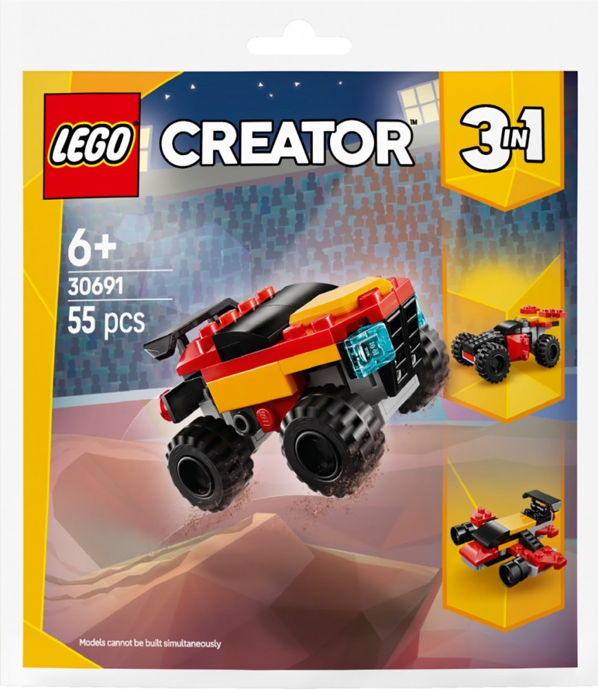 Konstruktorius 3-in-1 mažas monster truck