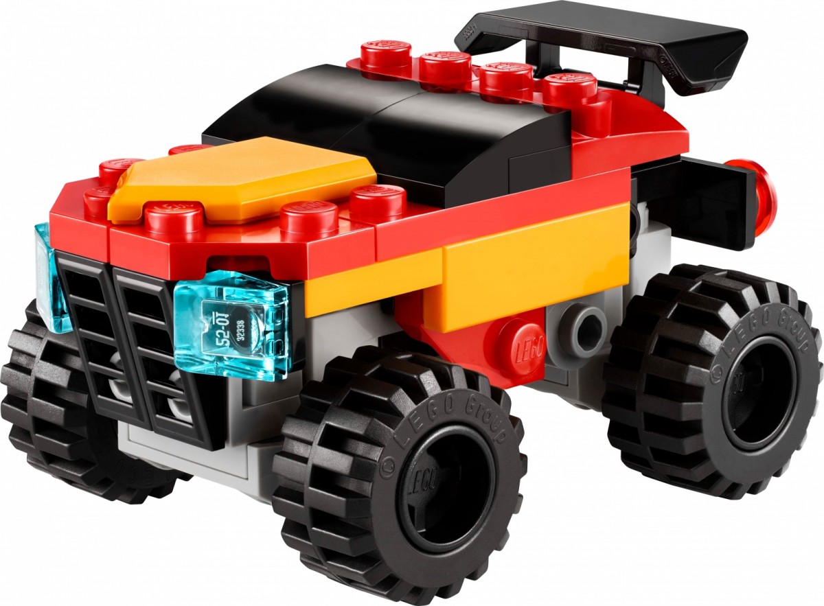Konstruktorius 3-in-1 mažas monster truck