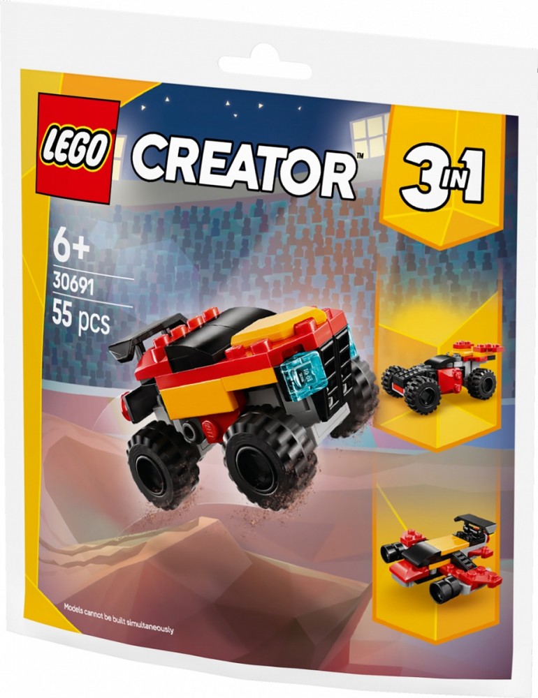 Konstruktorius 3-in-1 mažas monster truck