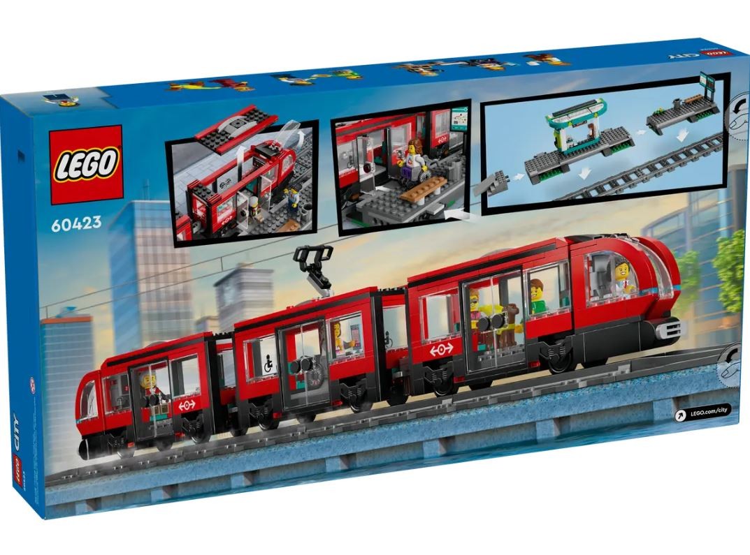 60423 lego® city centro miesto tramvajus ir stotis, 811 d.