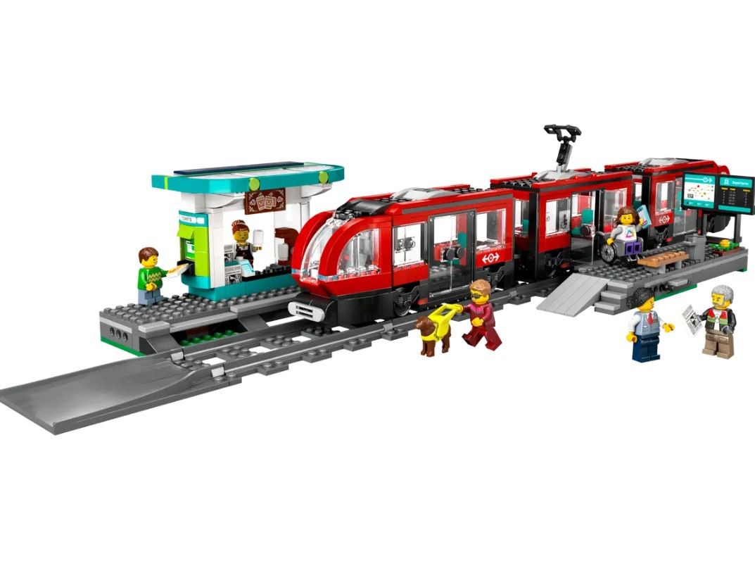 60423 lego® city centro miesto tramvajus ir stotis, 811 d.