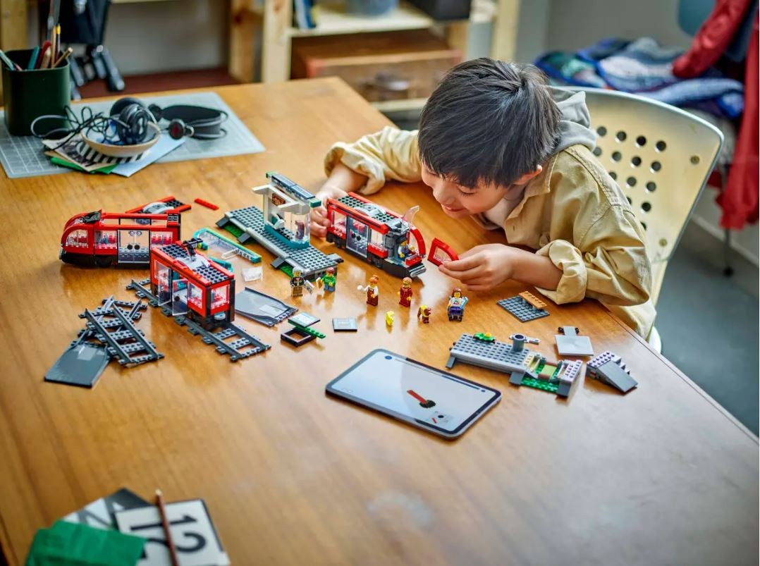 60423 lego® city centro miesto tramvajus ir stotis, 811 d.
