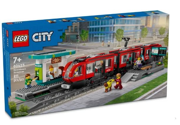 60423 lego® city centro miesto tramvajus ir stotis, 811 d.
