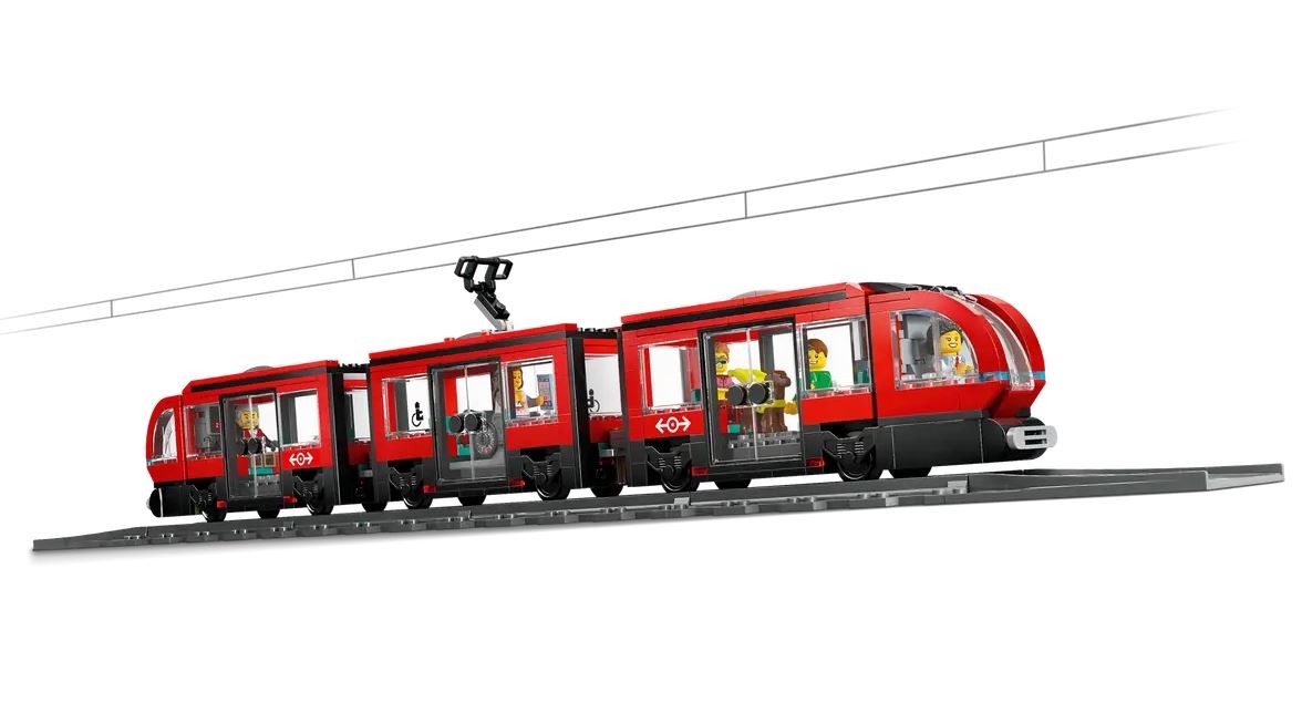 60423 lego® city centro miesto tramvajus ir stotis, 811 d.