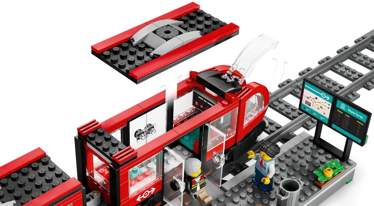60423 lego® city centro miesto tramvajus ir stotis, 811 d.