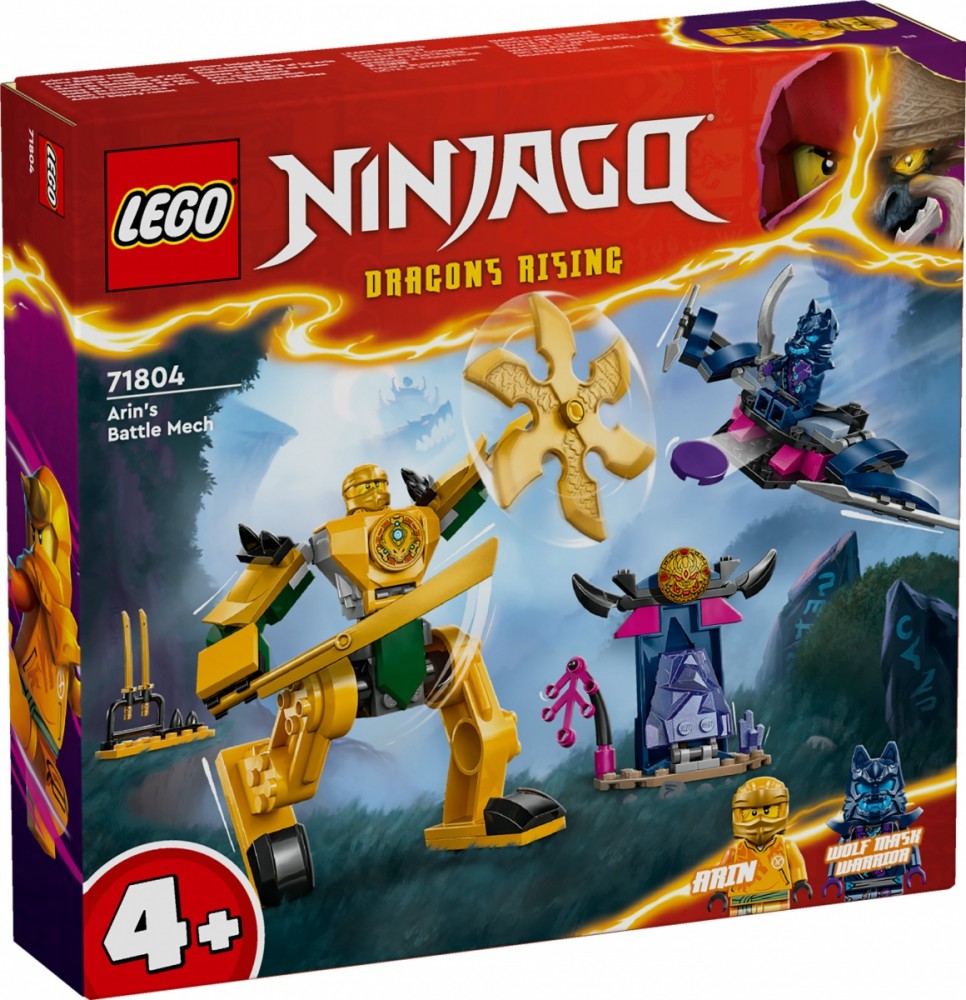 Konstruktorius arino kovinis mechas lego ninjago