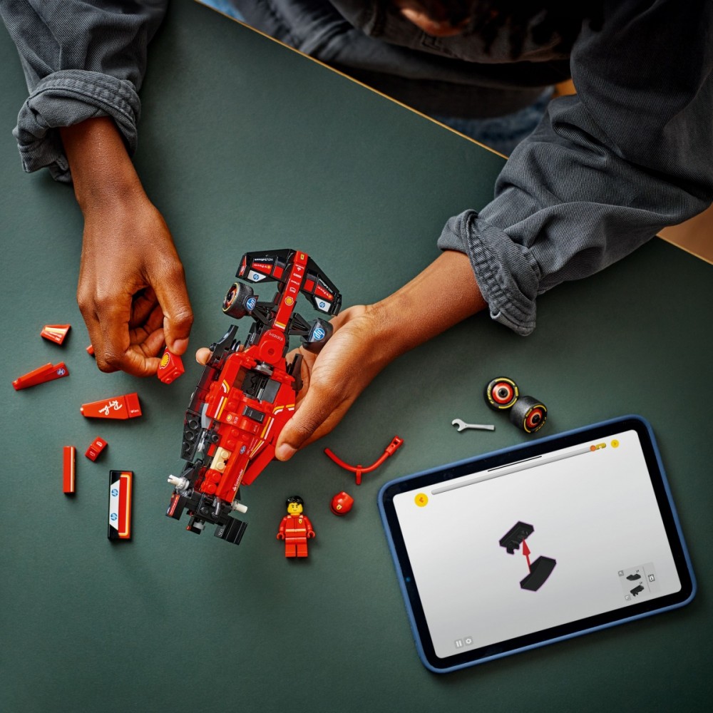 77242 lego® speed ​​champions f1® lenktyninis automobilis ferrari sf-24