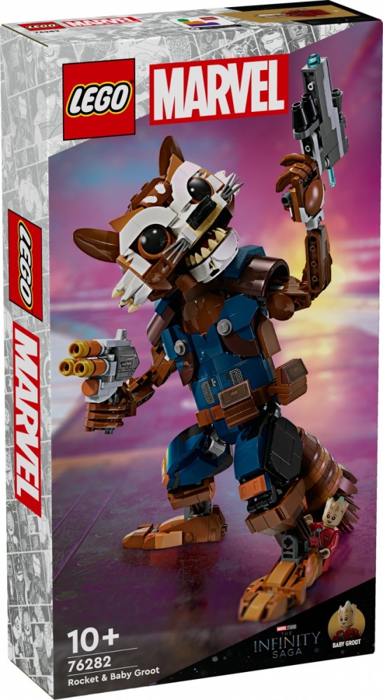 76282 Lego® Marvel Rocket Ir Mažylis Groot