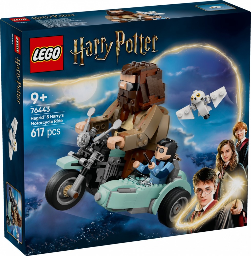 Hagrido ir hario motociklo kelionė lego harry potter