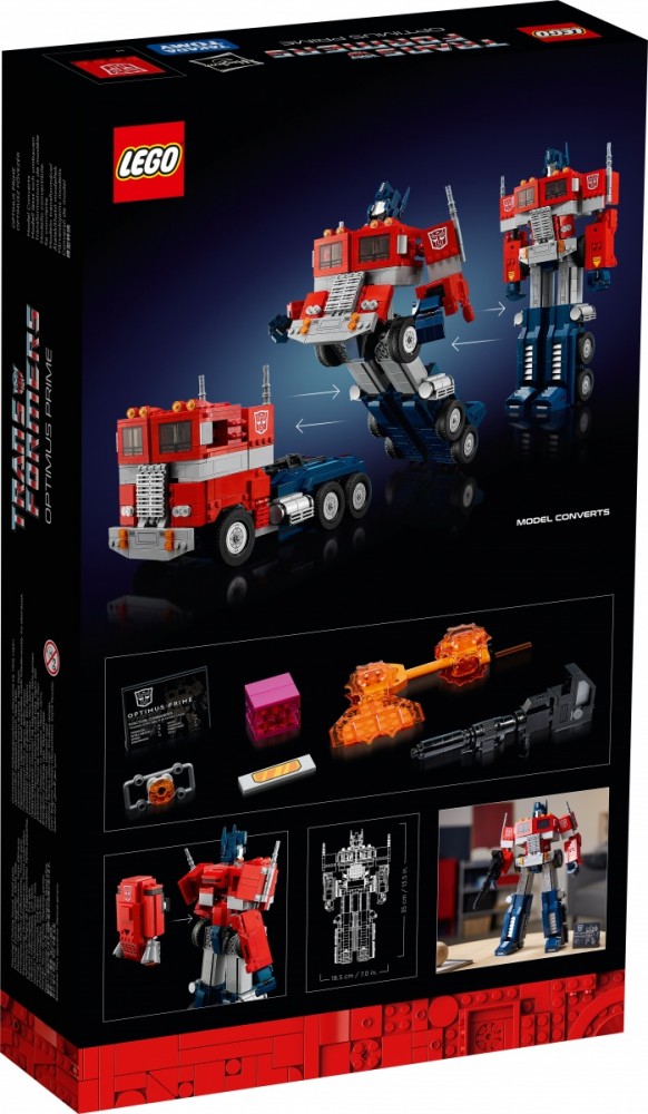 10302 lego® icons optimus prime