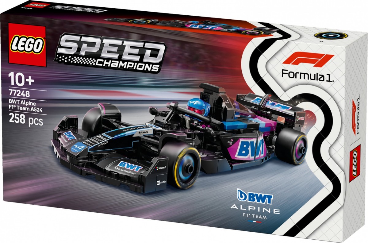 77248 lego® speed champions lenktyninis automobilis bwt alpine f1® team a524