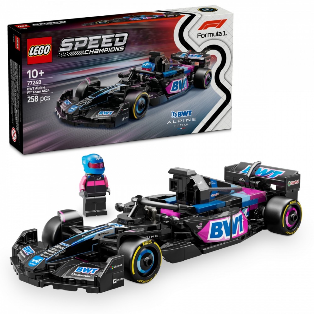 77248 lego® speed champions lenktyninis automobilis bwt alpine f1® team a524