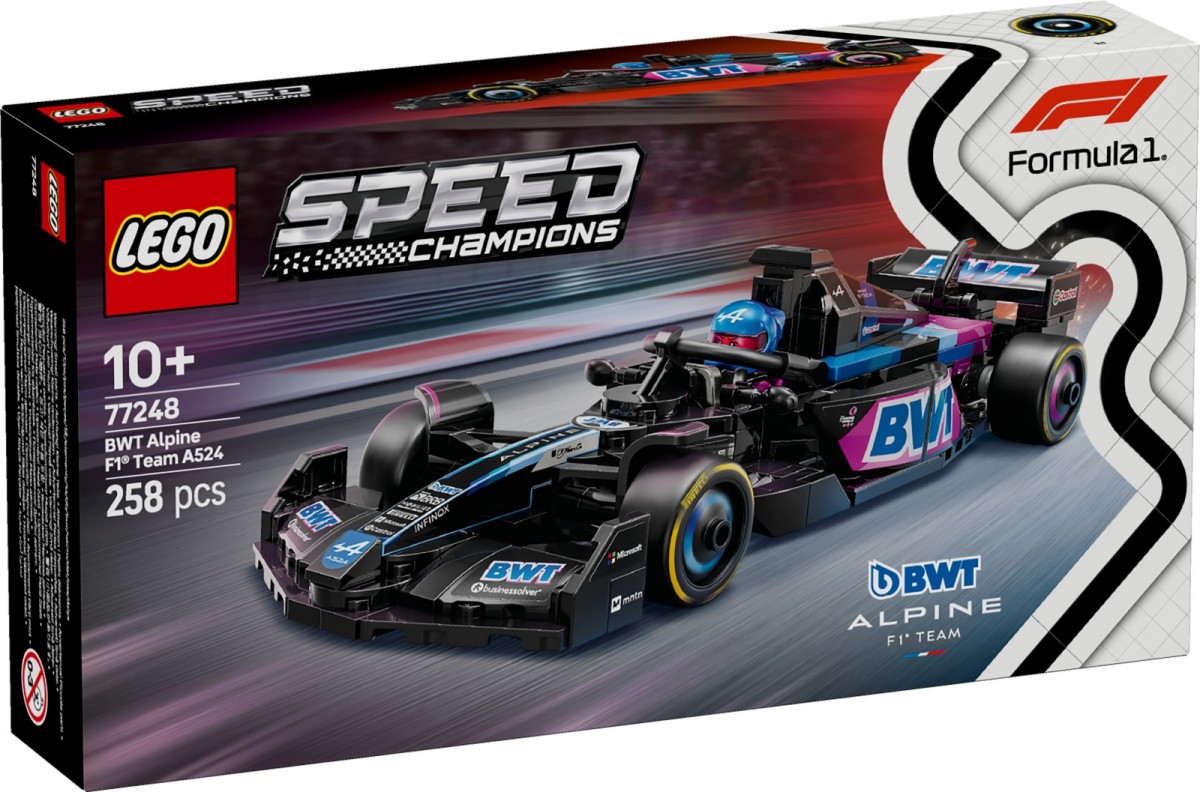 77248 lego® speed champions lenktyninis automobilis bwt alpine f1® team a524