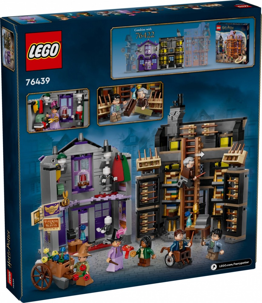 76439 lego® harry potter olivanderio ir madam malkin parduotuvės