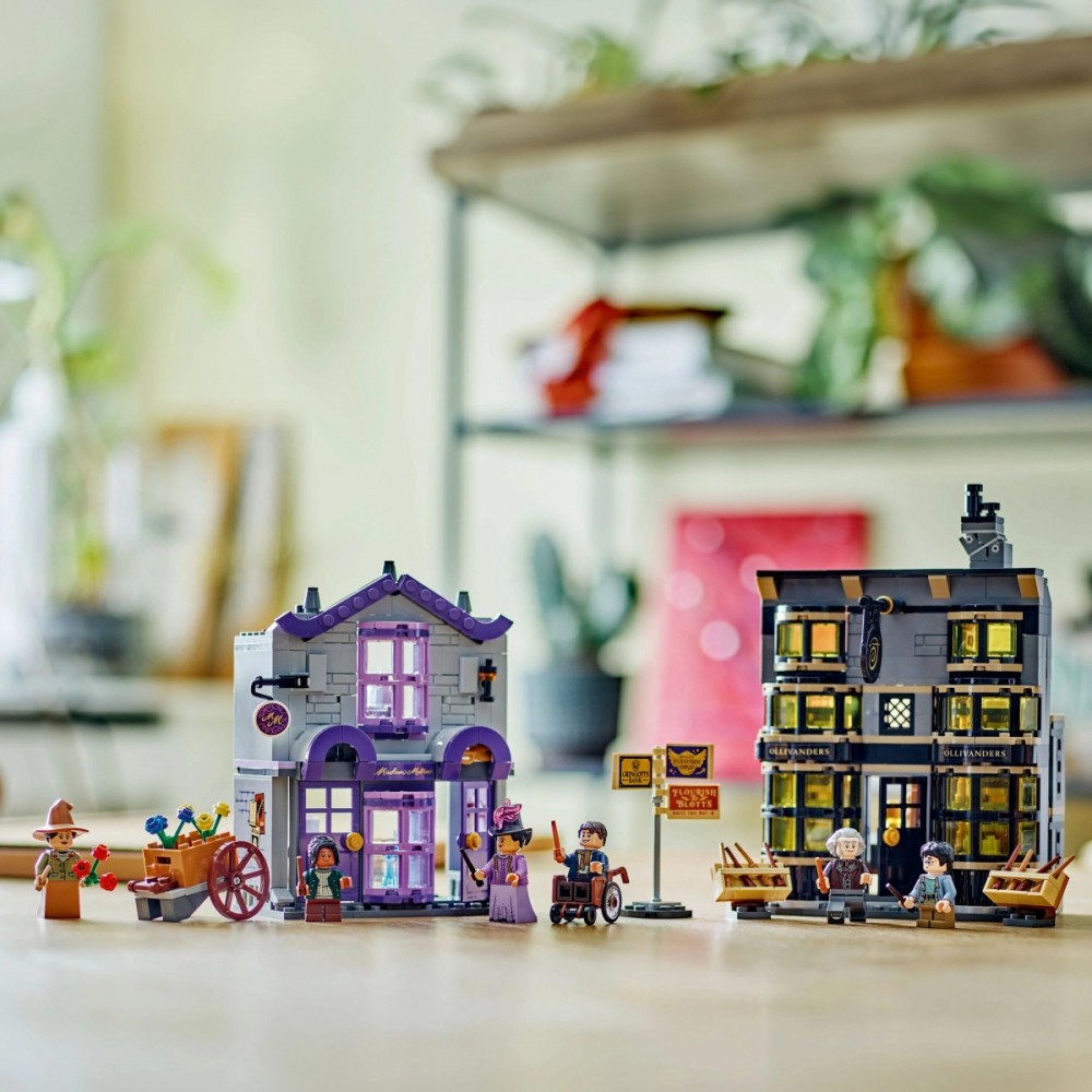 76439 lego® harry potter olivanderio ir madam malkin parduotuvės