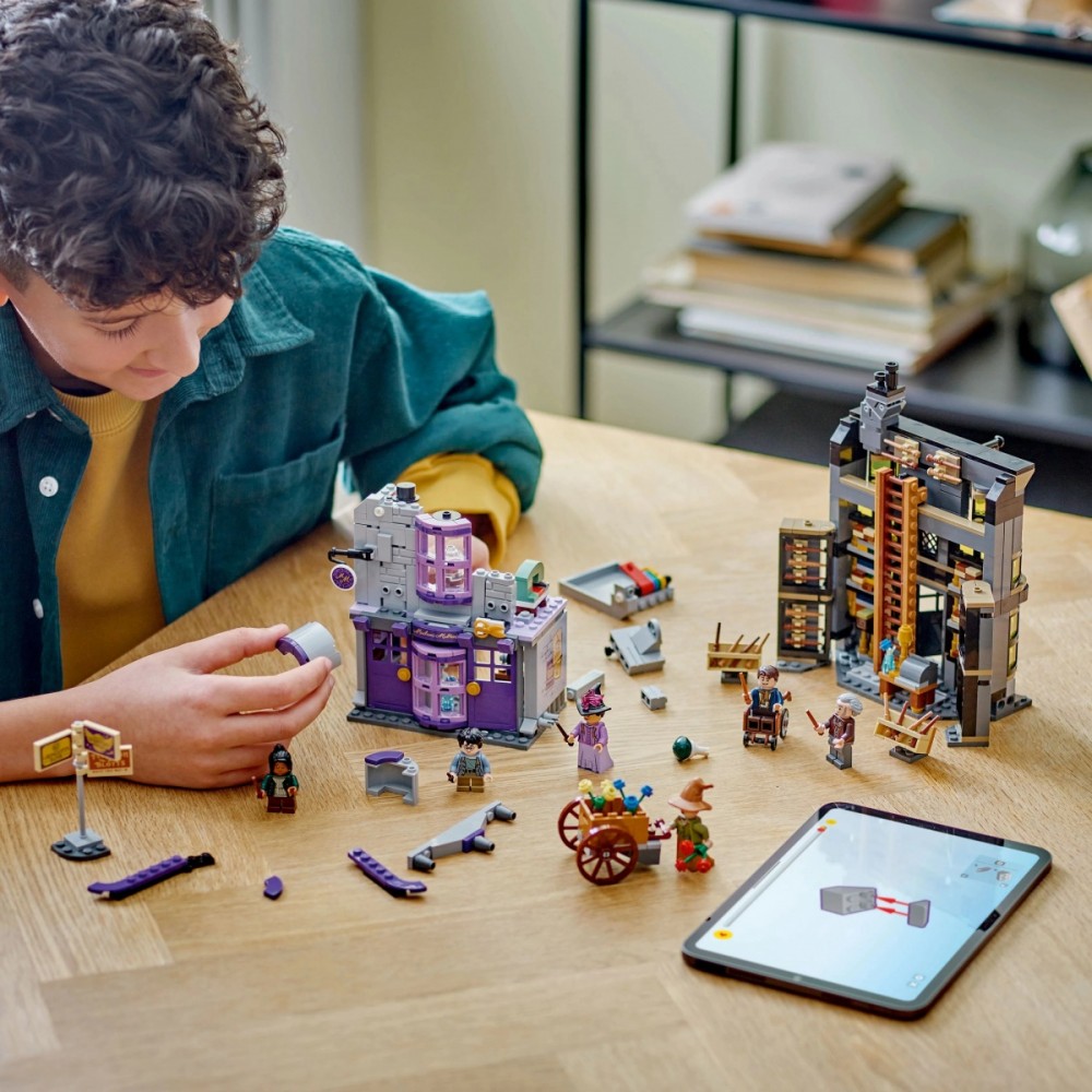 76439 lego® harry potter olivanderio ir madam malkin parduotuvės