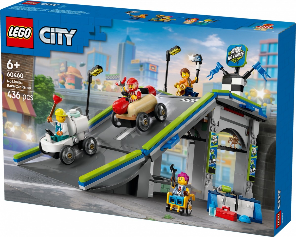 Lenktynių trasa su rampomis lego® city