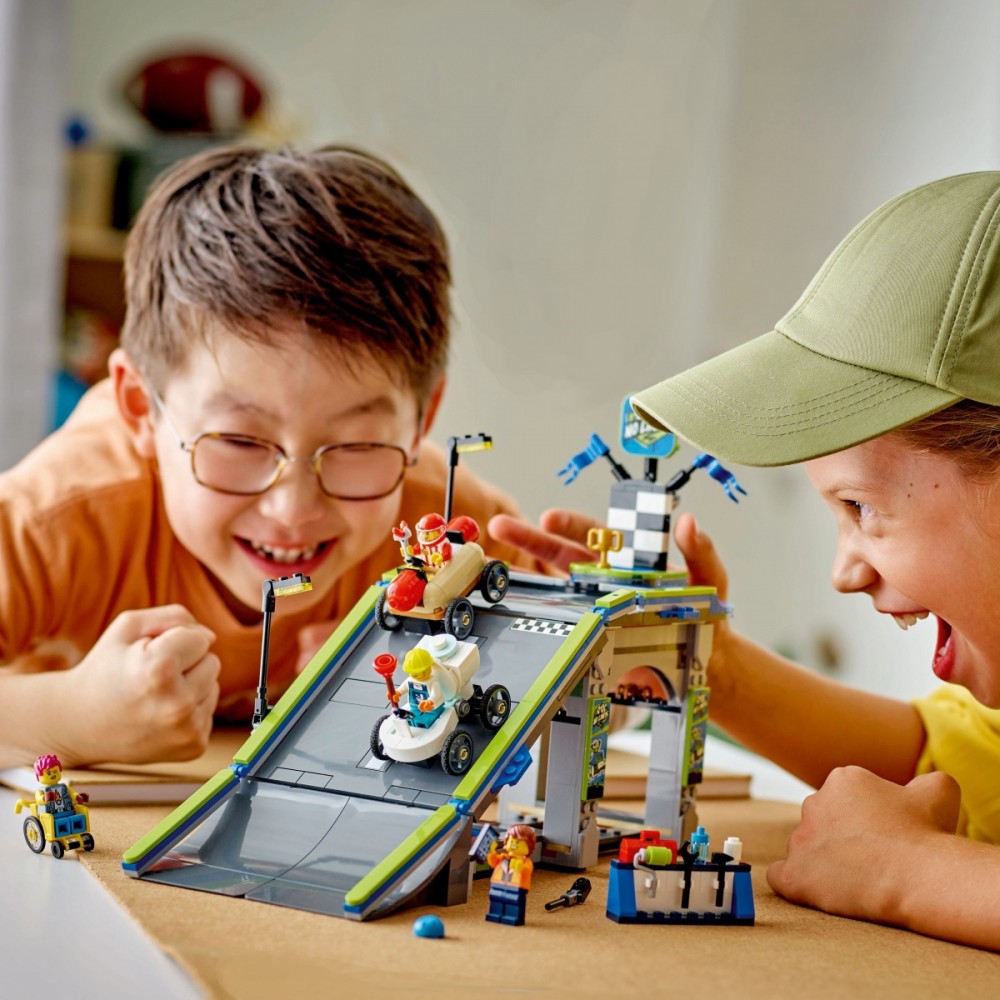 Lenktynių trasa su rampomis lego® city
