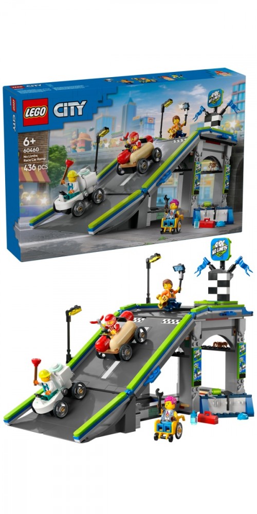 Lenktynių trasa su rampomis lego® city