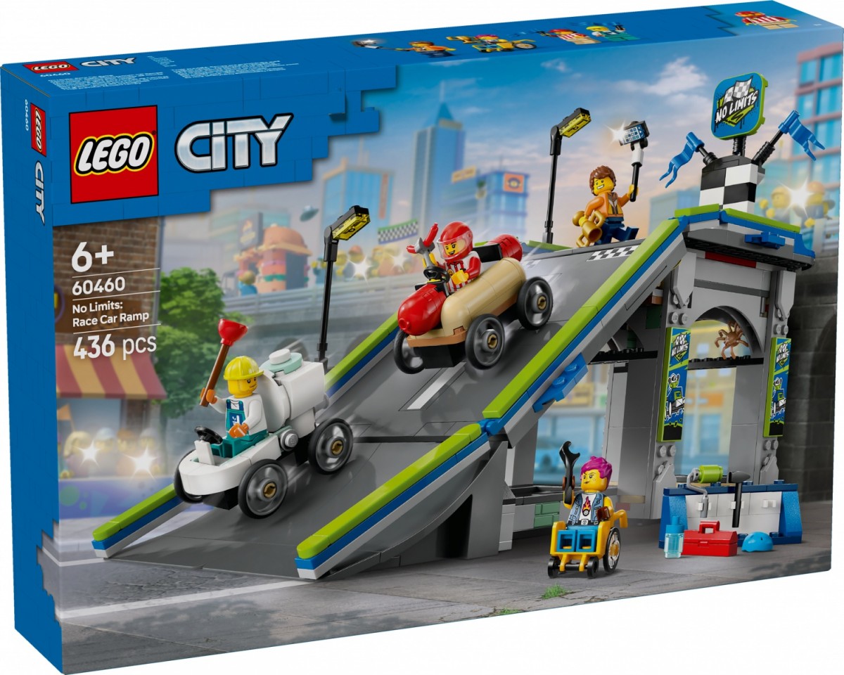 Lenktynių trasa su rampomis lego® city