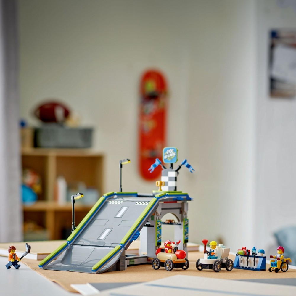 Lenktynių trasa su rampomis lego® city