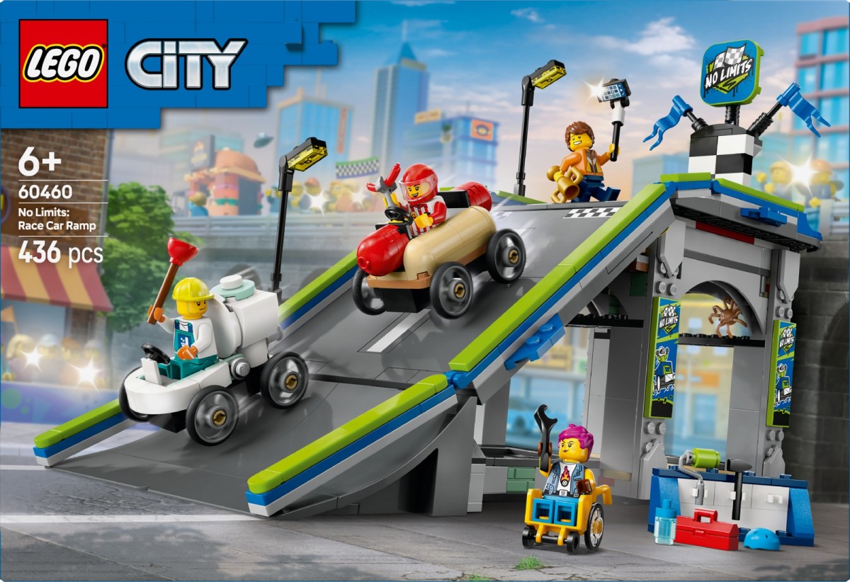 Lenktynių trasa su rampomis lego® city