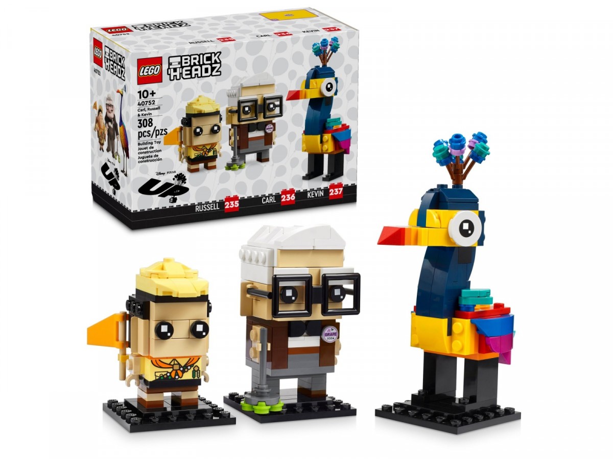 40752 lego® brickheadz karlas, raselas ir kevinas