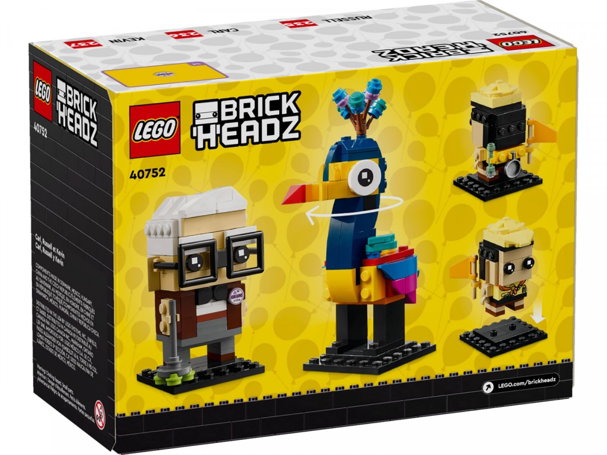 40752 lego® brickheadz karlas, raselas ir kevinas