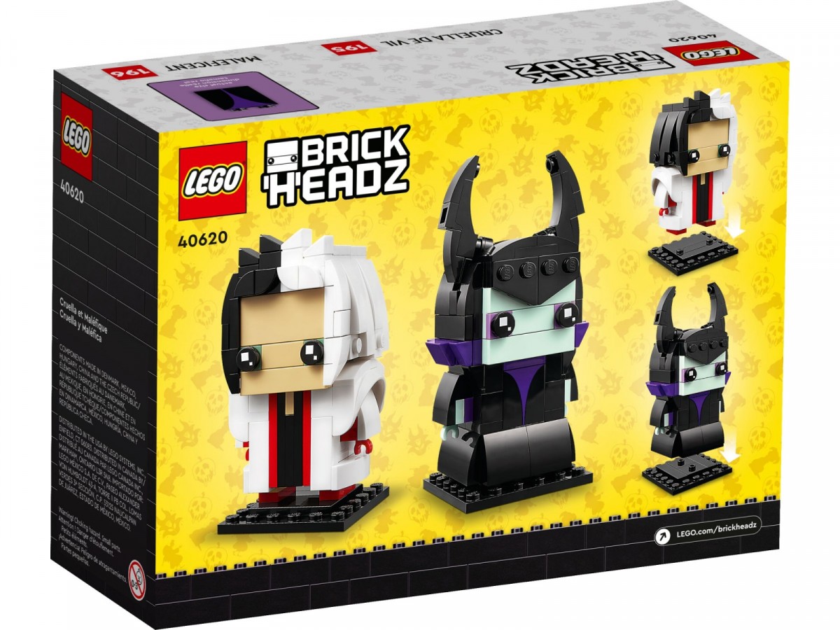 40620 lego® brickheadz cruella and diabolin