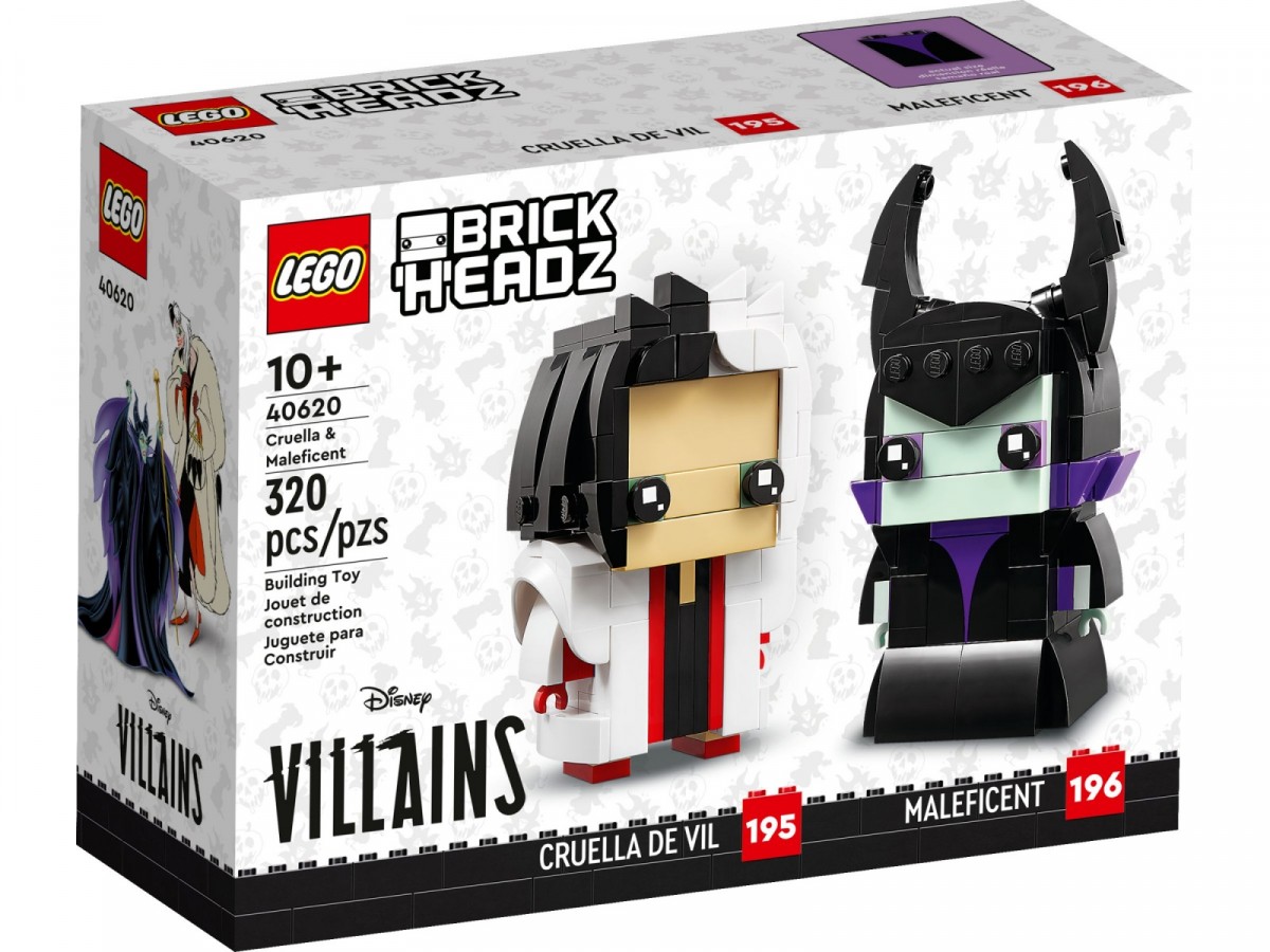 40620 lego® brickheadz cruella and diabolin