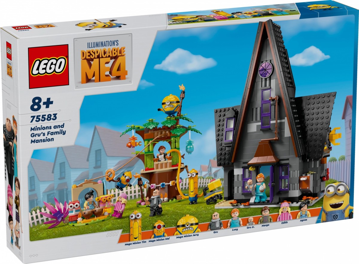 Minionai - gru ir minionų šeimos rezidencija, lego