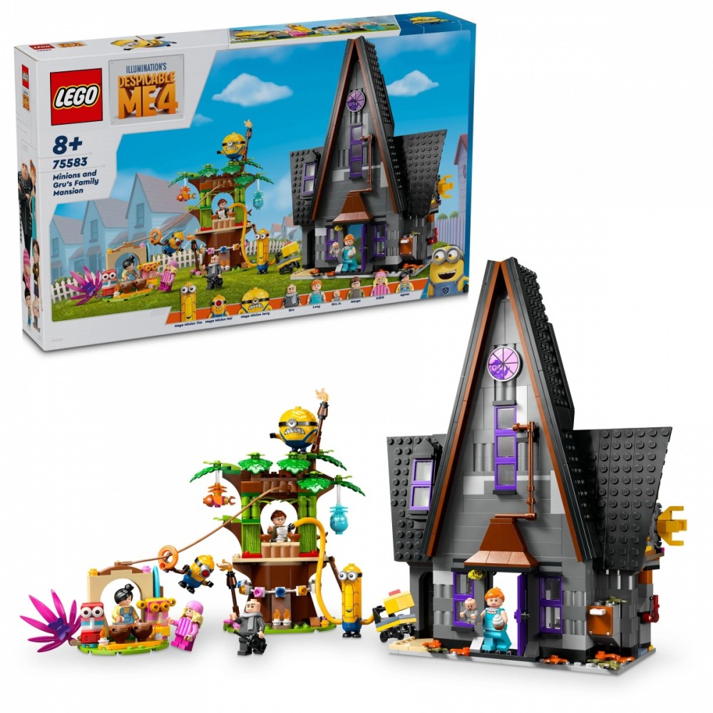 Minionai - gru ir minionų šeimos rezidencija, lego